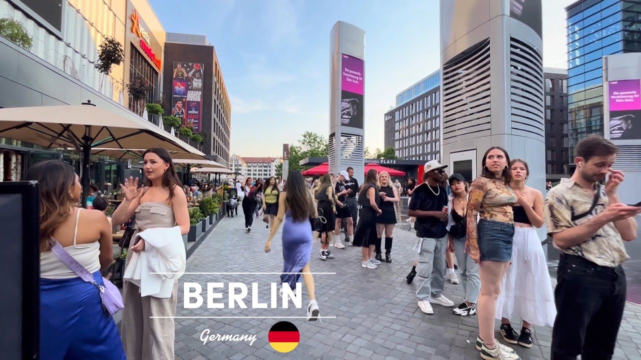 Berlin [4K] - Germany 2023 🇩🇪 East Side Gallery - Spree - Mercedes Benz Arena | Walking Tour