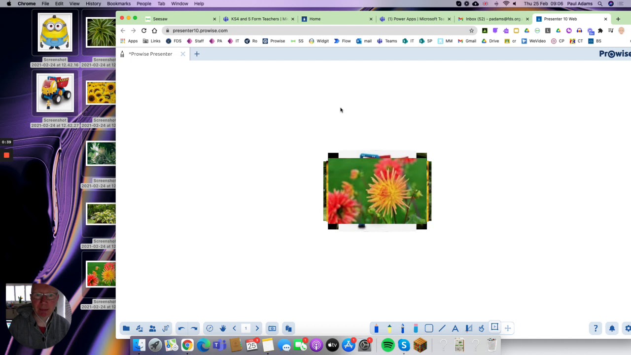 Prowise Presenter 10 - quickly add images
