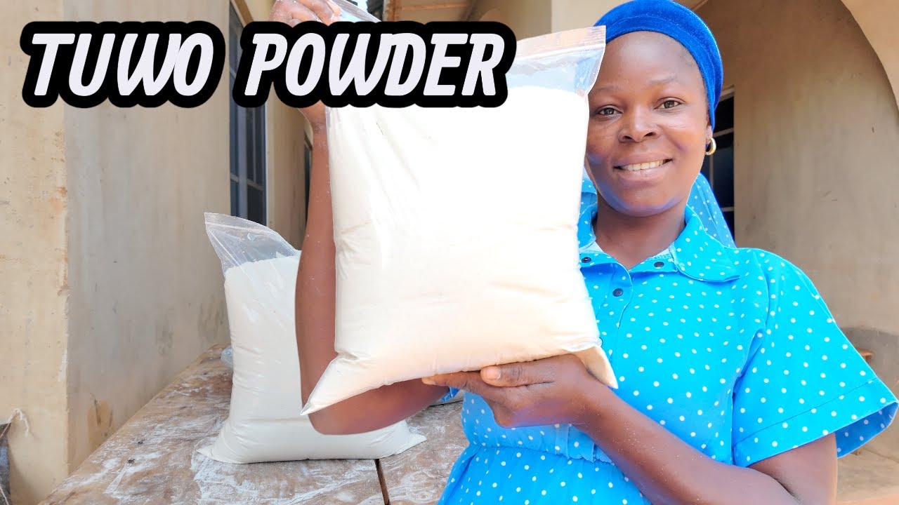 HOW TO MAKE TUWO POWDER !! CORN POWDER RECIPE FOR SWALLOW, PAP, CUSTARD & FUFU...