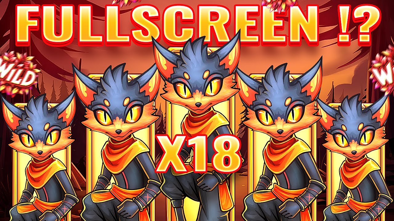 INSANE FULLSCREEN on the NEW PYRO FOX SLOT!!!