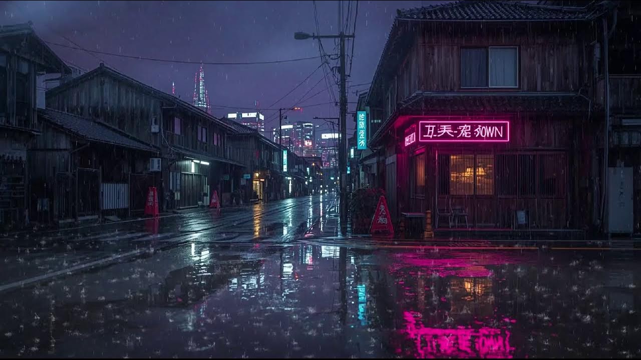 Night Rain Ambience 🌙 Lofi Beats for Focus, Relax & Quiet Moments #20