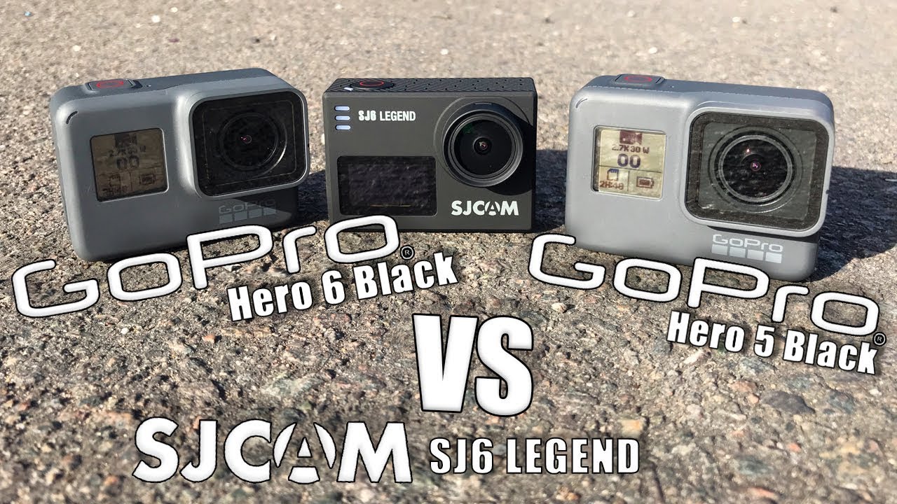 GoPro Hero 6 vs GoPro Hero 5 vs SJCAM SJ6 Legend... Stabilisation, .jpg, Audio and 4K Comparison!!!