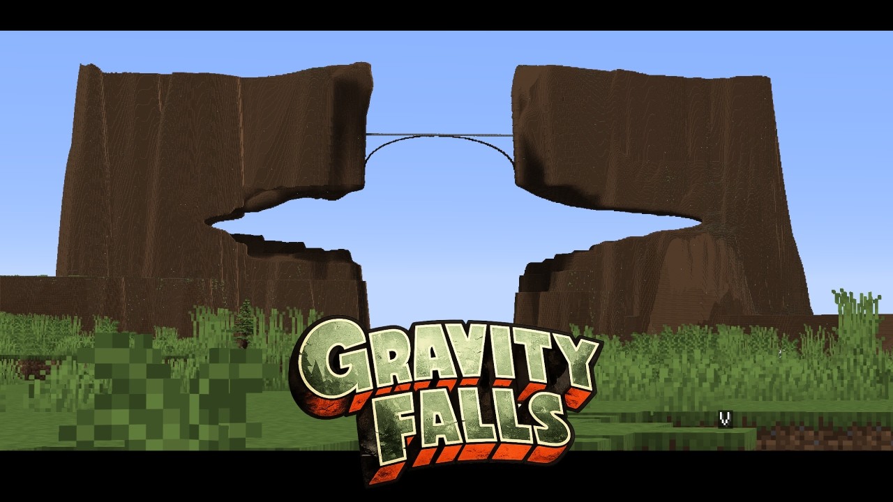 Строю карту 🟢 Gravity Falls 🟢 День 44🟢 Создаю ланшафт