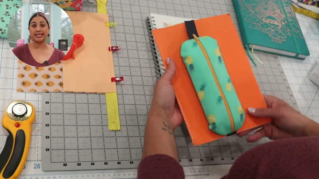WIP WEDNESDAY #165: Elastic Pencil Pouch for your Notebooks & Planners