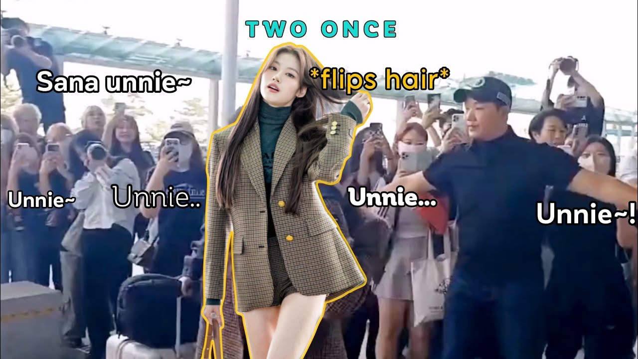 The fangirls going crazy for Sana episode 2023