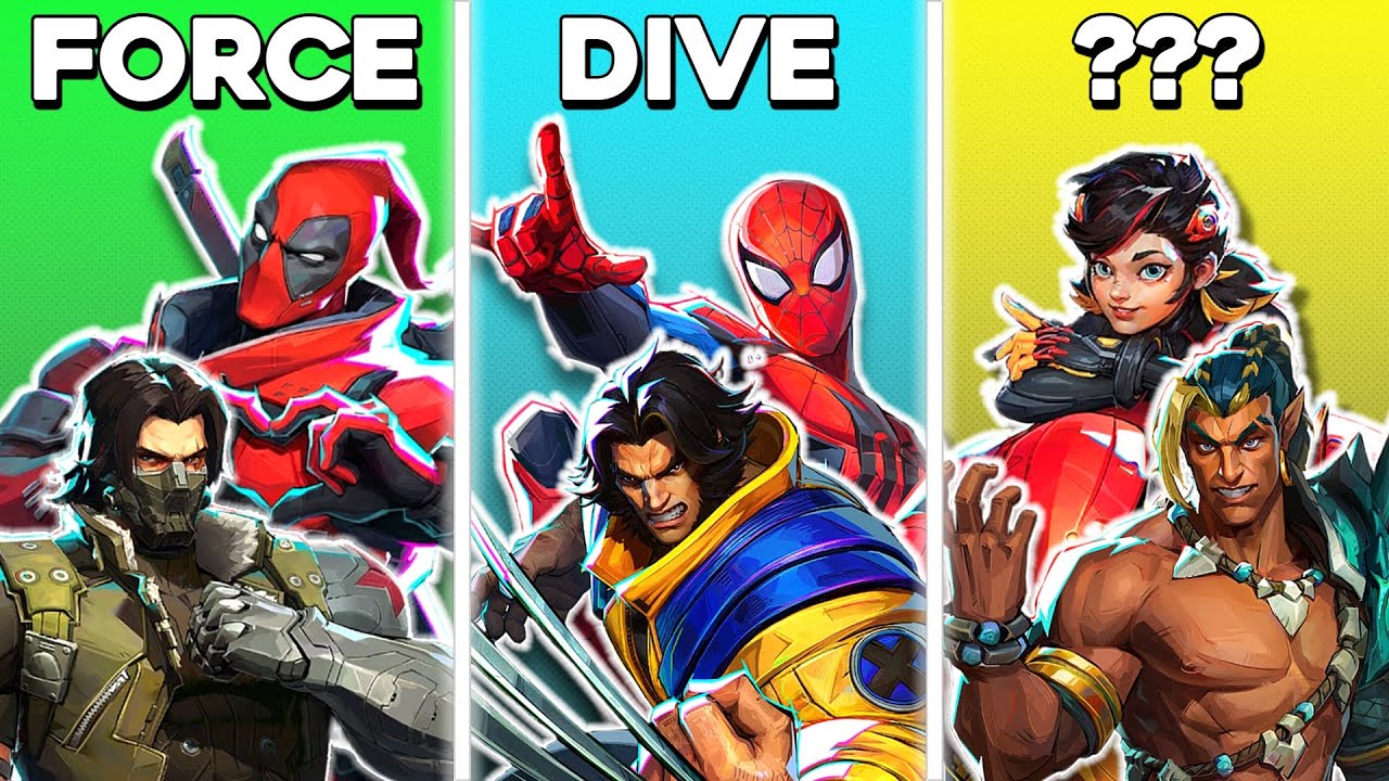 В игре Marvel Rivals на самом деле 8 ролей.