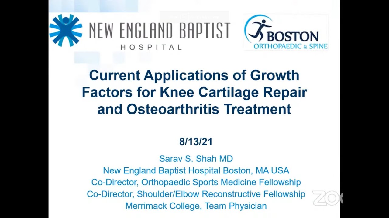 Current Applications of Growth Factors in Knee Arthritis and Cartilage Repair