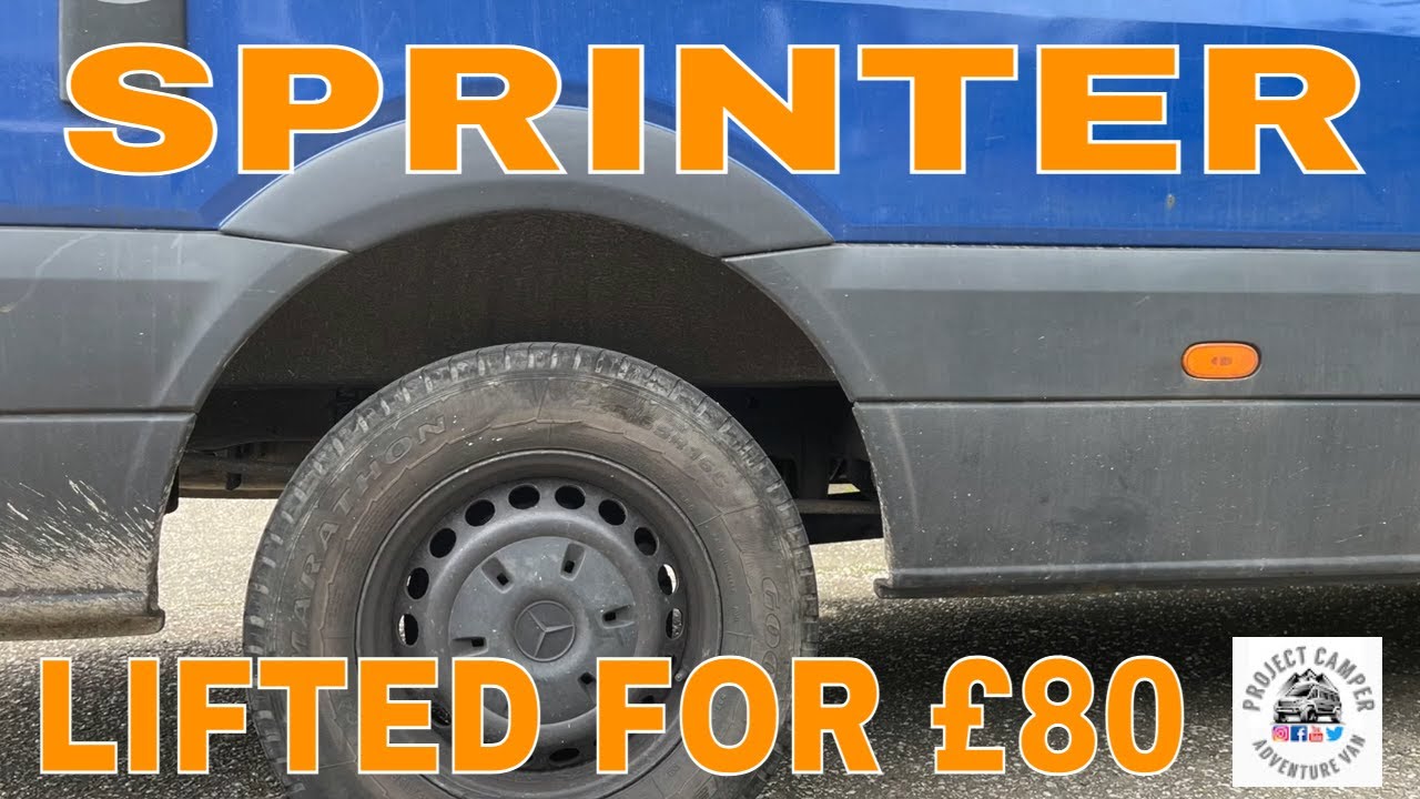 Mercedes Sprinter  Adventure Van DIY Rear lift kit for only £80 .Project camper Adventure Van Build