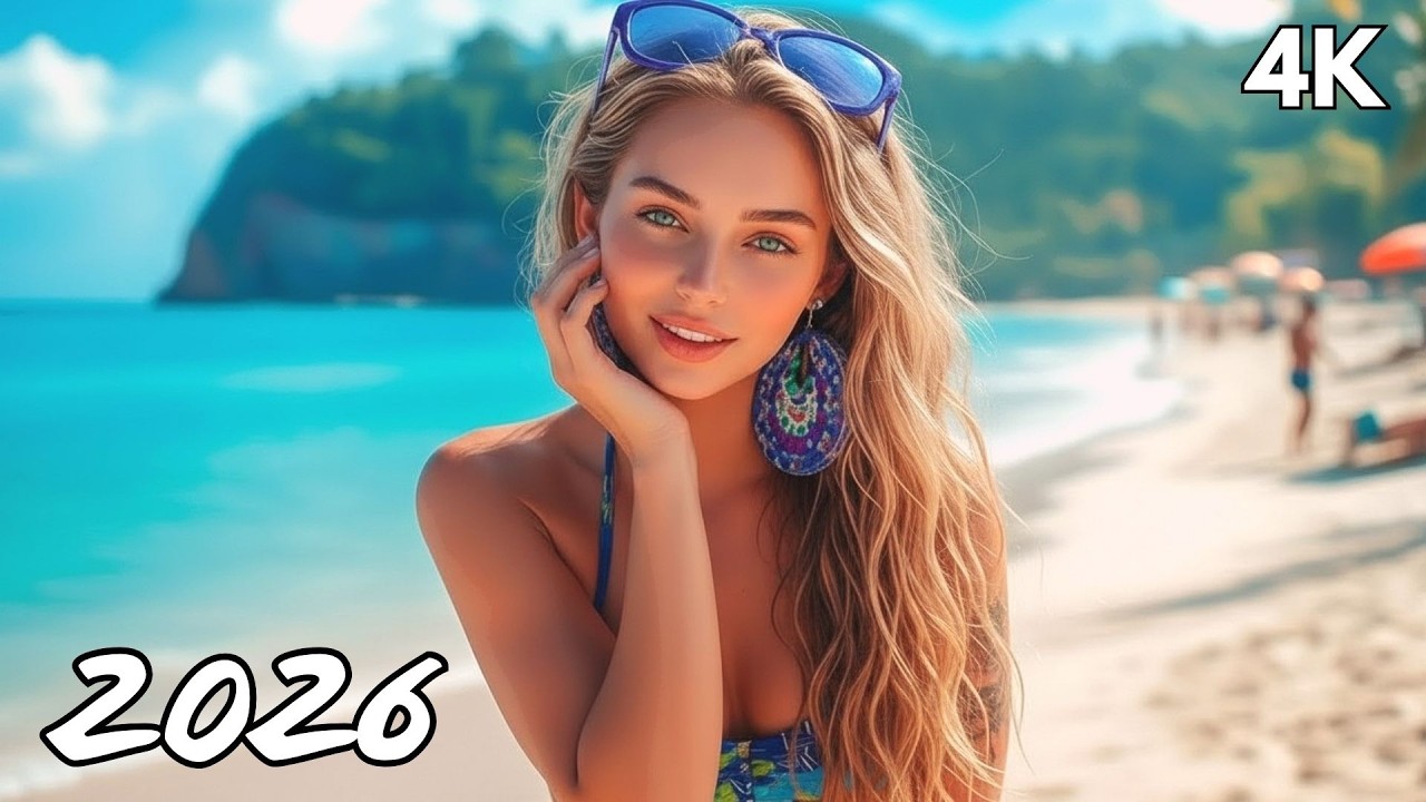 Peaceful Tropical Ocean 🌊 Relaxing Deep House 4K UHD 2026 | Calm Relaxing
