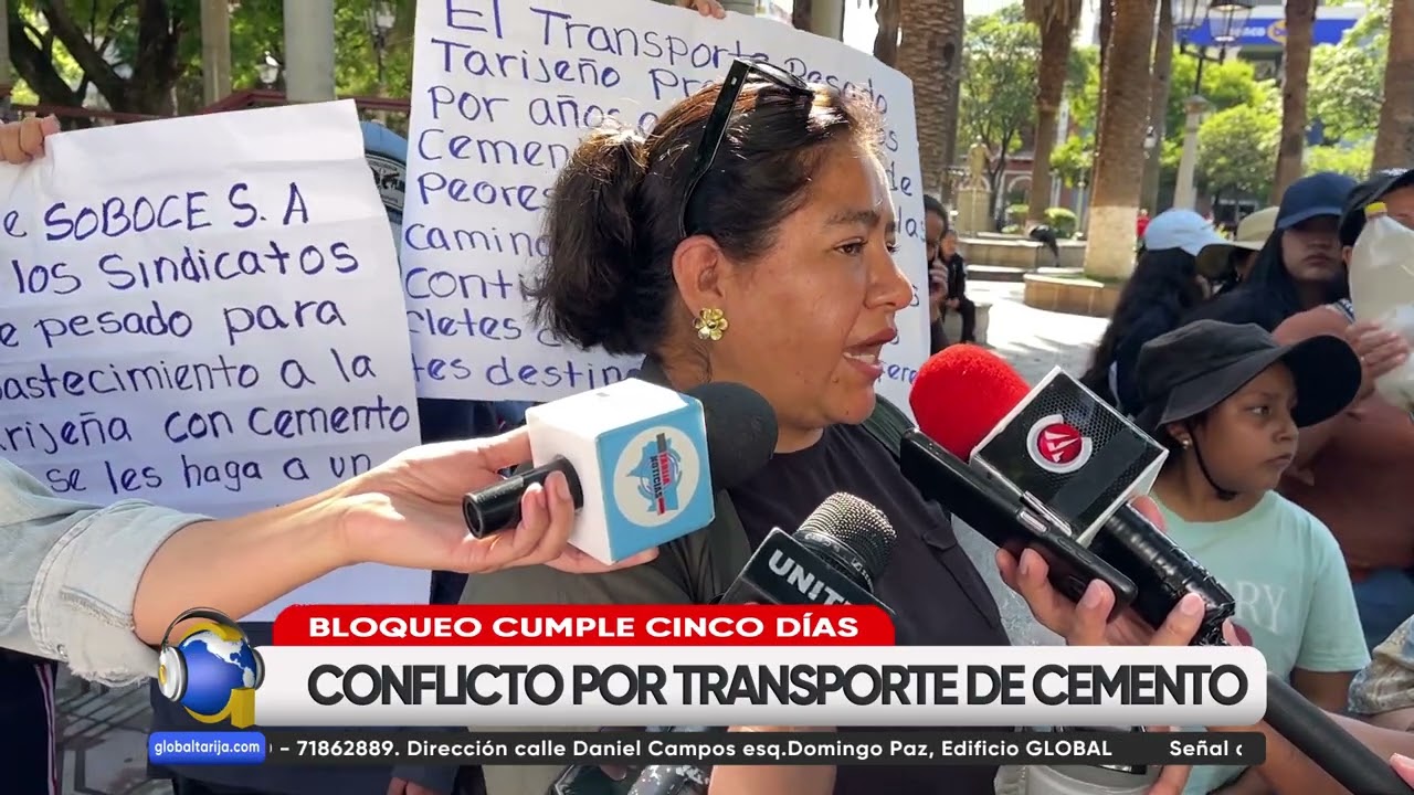 TRANSPORTISTAS PRESIONAN PARA LOGRAR CONTRATOS CON CEMENTO “EL PUENTE”