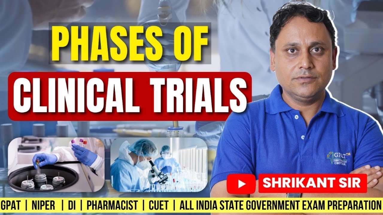 Confused about Clinical Trials Phases? 🚨 Must Watch for GPAT | NIPER | DI | Pharmacist Aspirants! 🚨