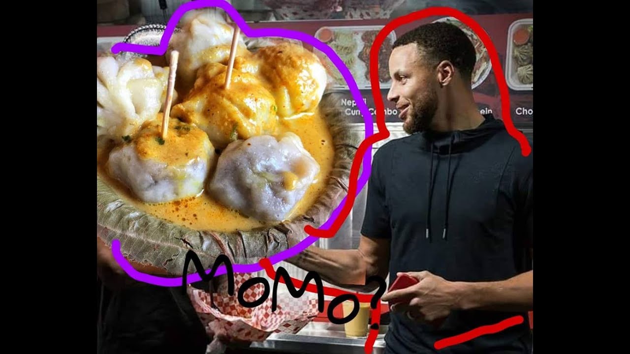 Stephen Curry and Nipsey Hussle eating MoMo (Nepalese Food)🇳🇵🇳🇵🇳🇵