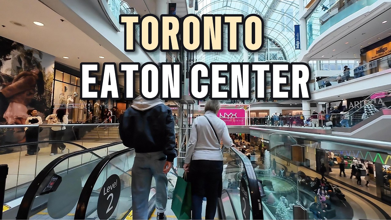 🇨🇦 Toronto Eaton Centre Shopping Mall 4K | Busy Downtown (Feb 2026)