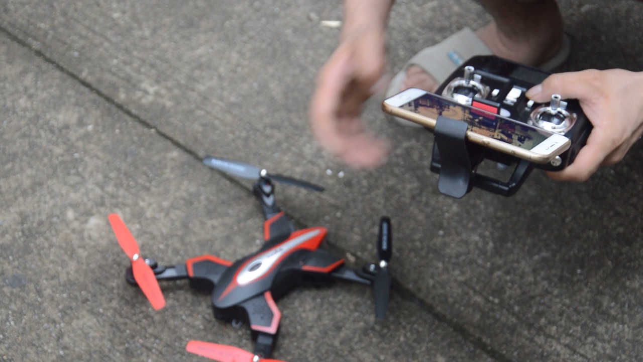 SYMA X56W full power battery test total flying time
