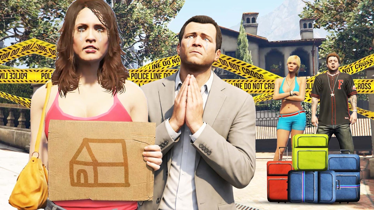 GTA 5 - Amanda LEFT Her HOUSE & Finally Left Michael... Franklin & Trevor Didn’t Expect This
