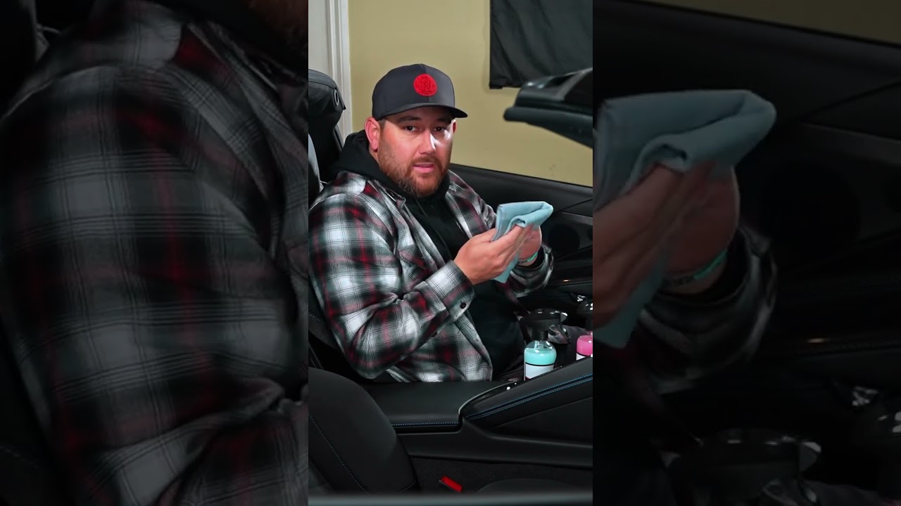 Quickly Clean Interior Plastic, Vinyl, and Leather with Interior Detailer