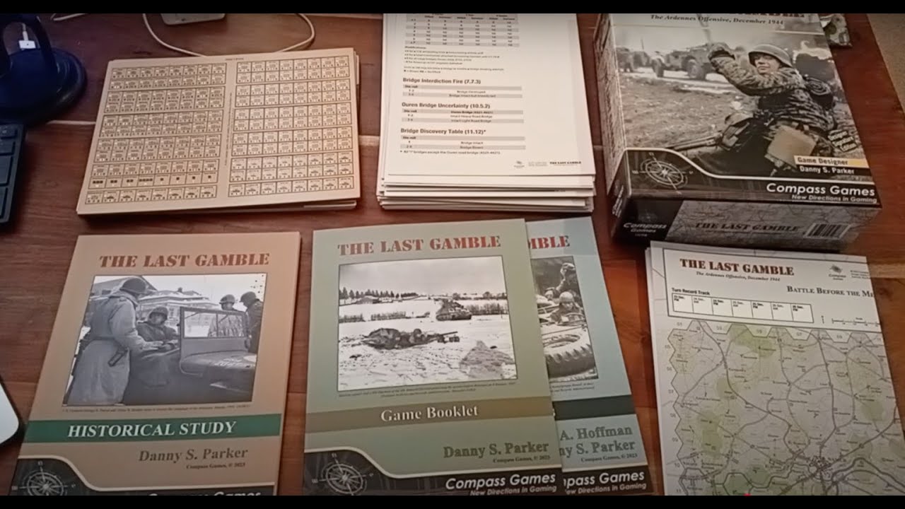 The Last Gamble - Compass Games - Unboxing and thoughts