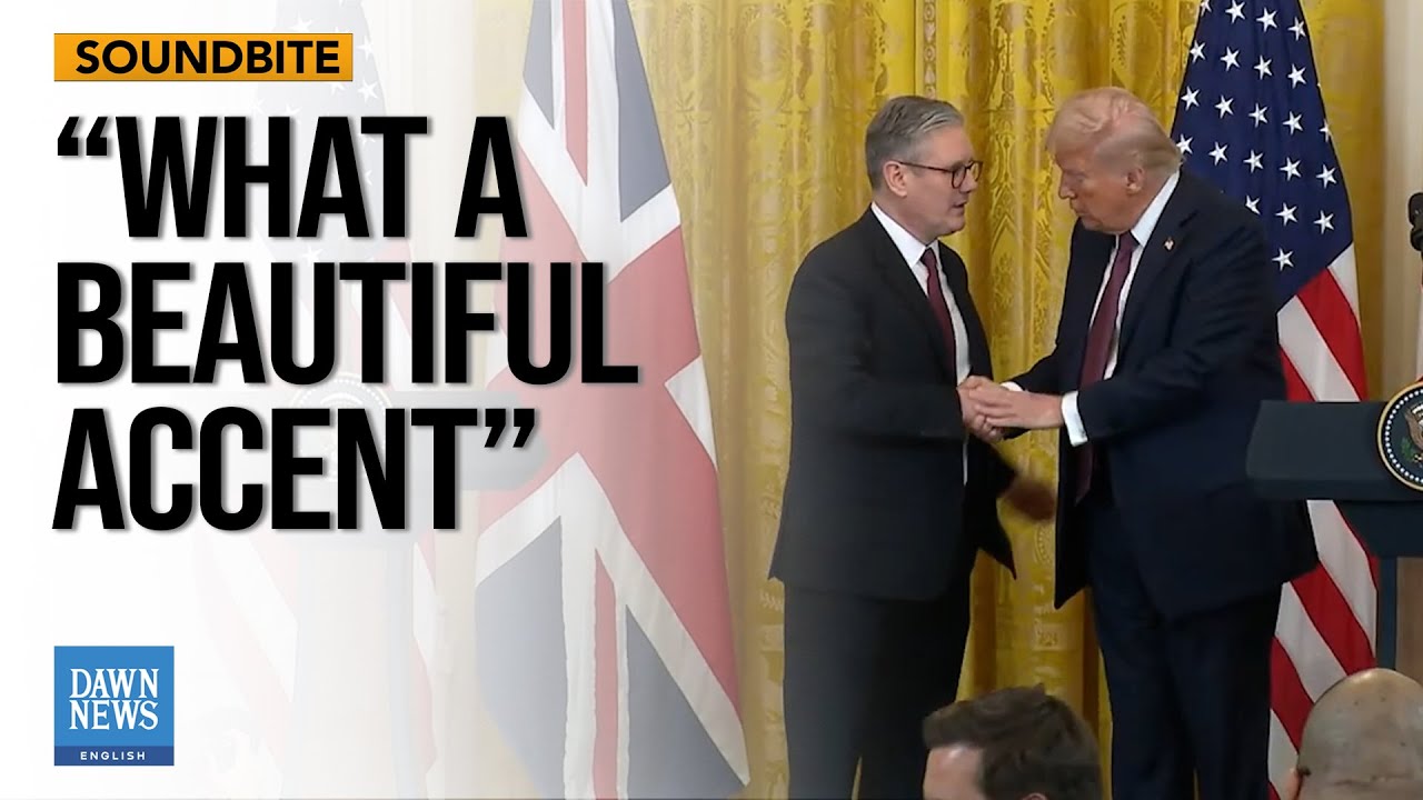 Trump Praises UK PM's &lsquo;Beautiful&rsquo; Accent During Conference At White House | Dawn News English