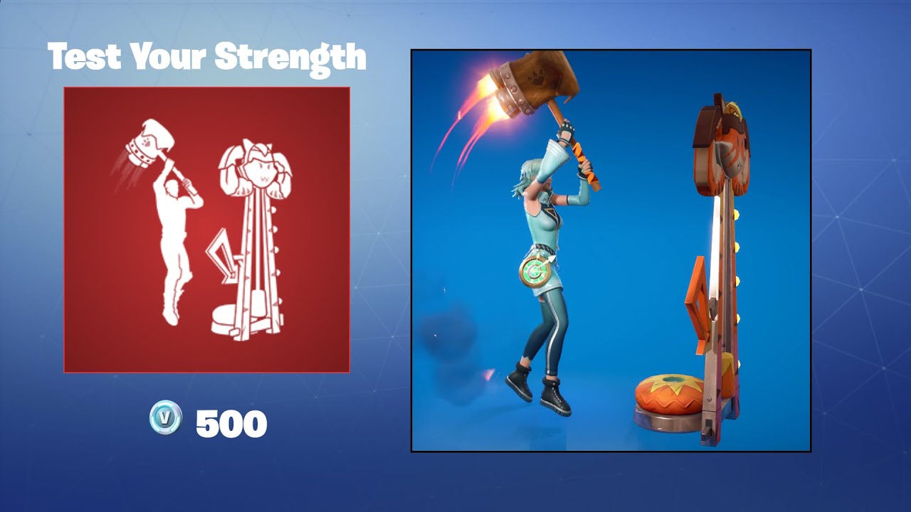 Test Your Strength | Fortnite Emote