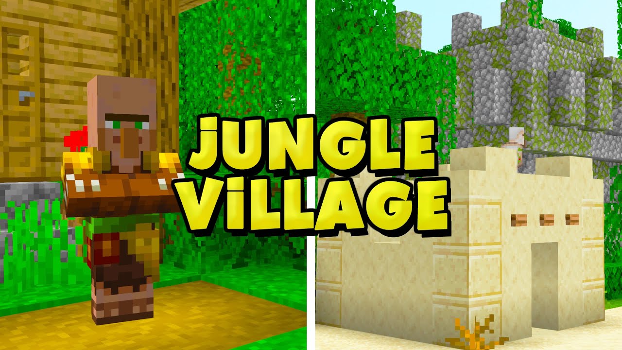 Top 5 JUNGLE VILLAGE SEEDS for Minecraft 1.18! (Best Minecraft 1.18.2 Seeds)