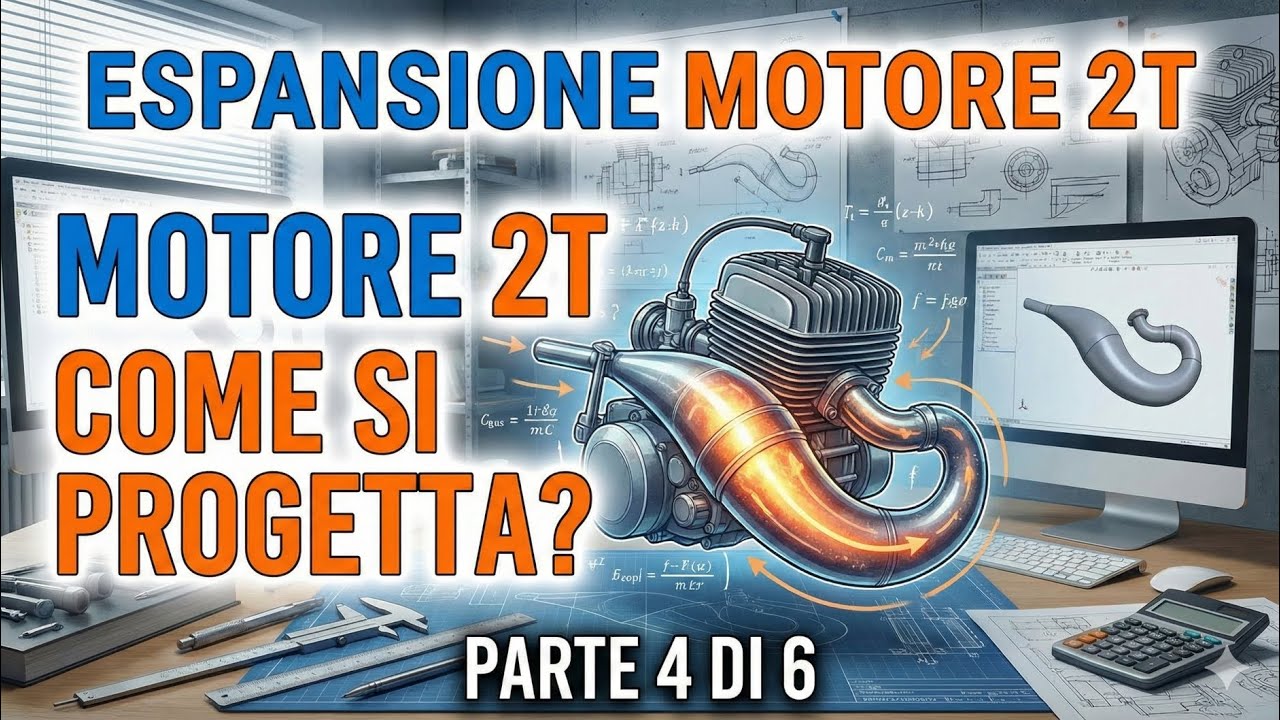 166 -  Espansione motore 2t: Come si progetta? - parte 4 di 6