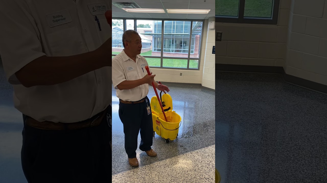 How to maintain the terrazzo floor: Use Neutral Cleaner