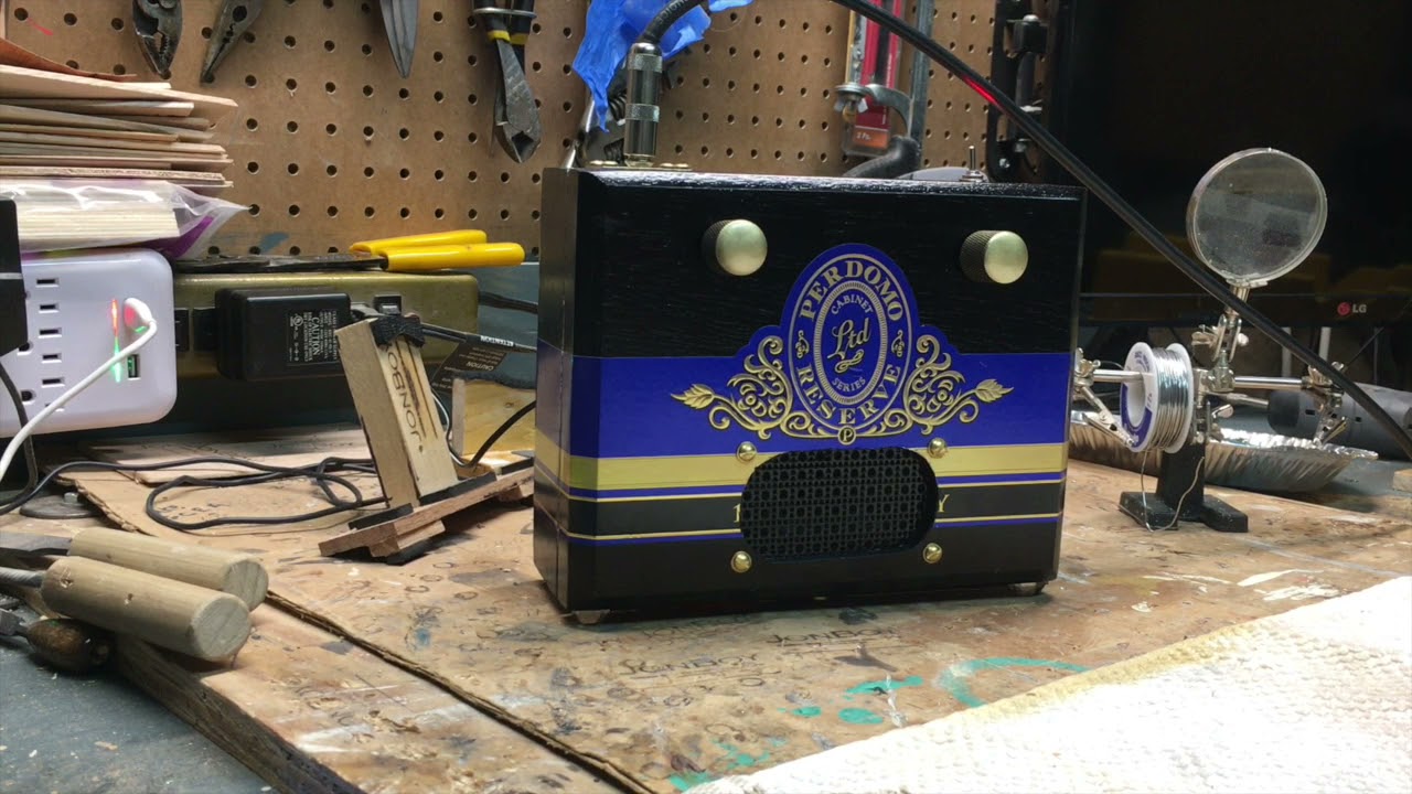 JonBoy Perdomo Blue Devil Cigar Box Amp