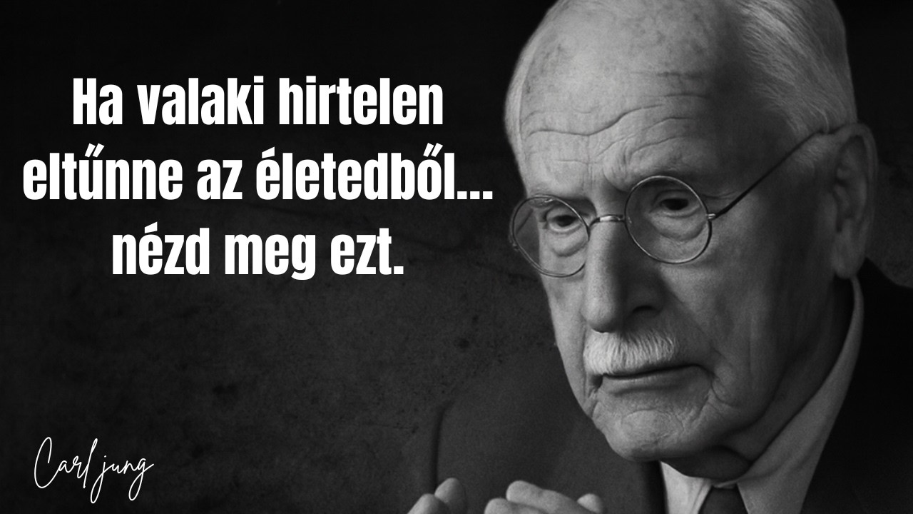 Ha valaki hirtelen eltűnne az életedből… nézd meg ezt. – Carl Jung