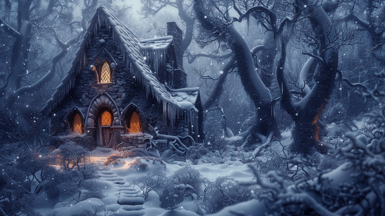 Mystic Celtic Winter Cottages — Medieval Celtic Winter Ambience for Sleep, Relax & Study