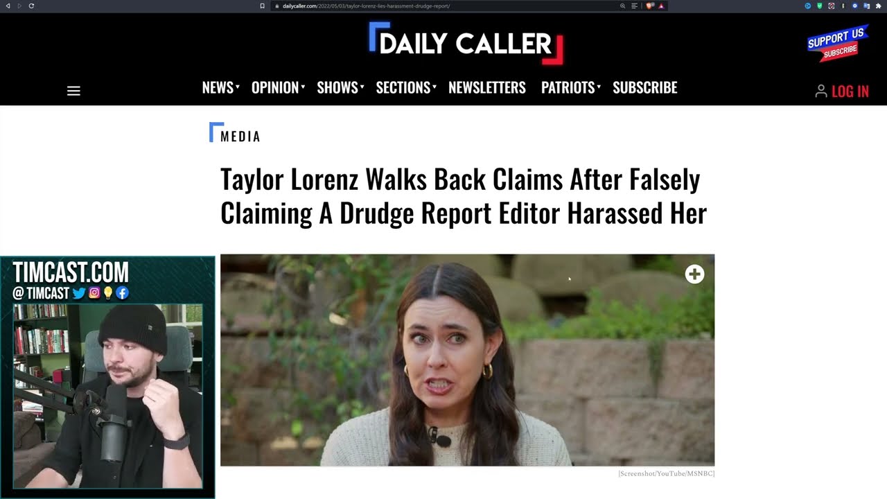 Taylor Lorenz CAUGHT Pushing HOAX, Says ITS A JOKE, Hypocrite Journalists LIVID Over Elon 