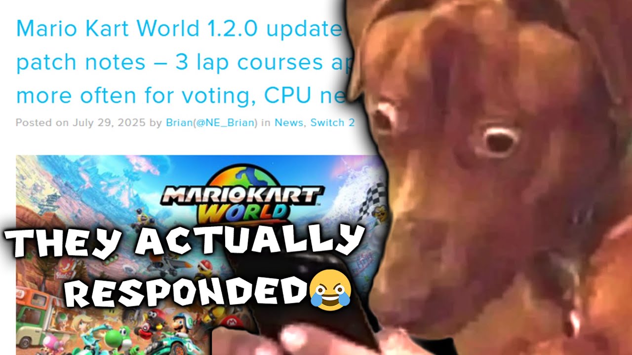 Nintendo responded to the Mario Kart World complaints..