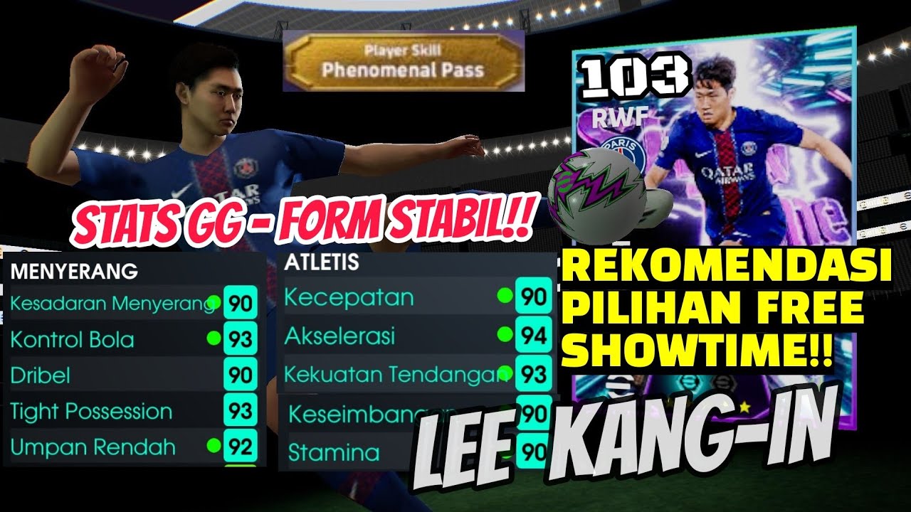 LEE KANG-IN FREE SHOWTIME!! REKOMENDASI PENUKARAN| REVIEW RACIK & TEST GAMEPLAY | EFOOTBALL 2026