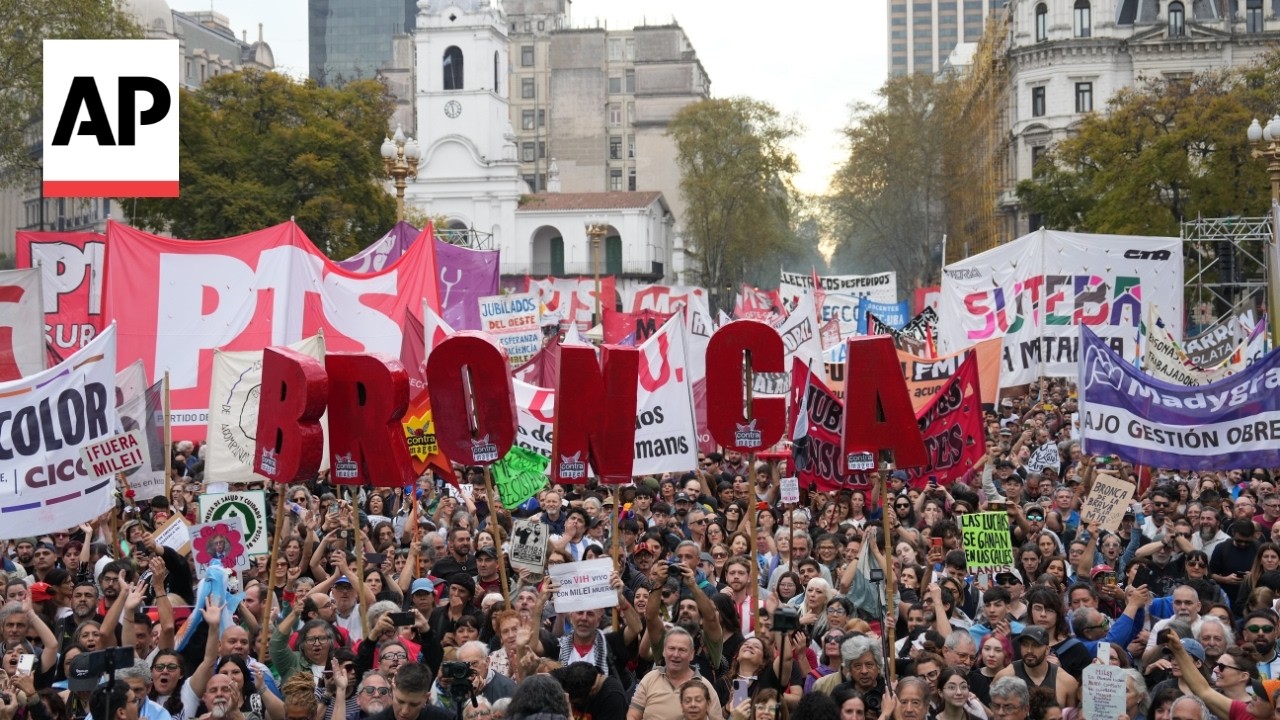 'March of Anger' held in Argentina to protest against Milei's austerity measures
