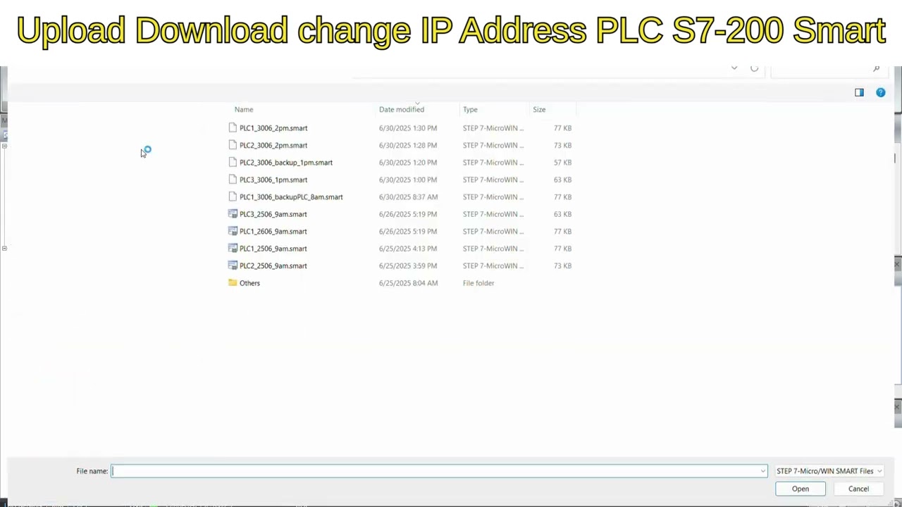 How to Upload & Download Program with Changed IP Address on S7-200 SMART PLC