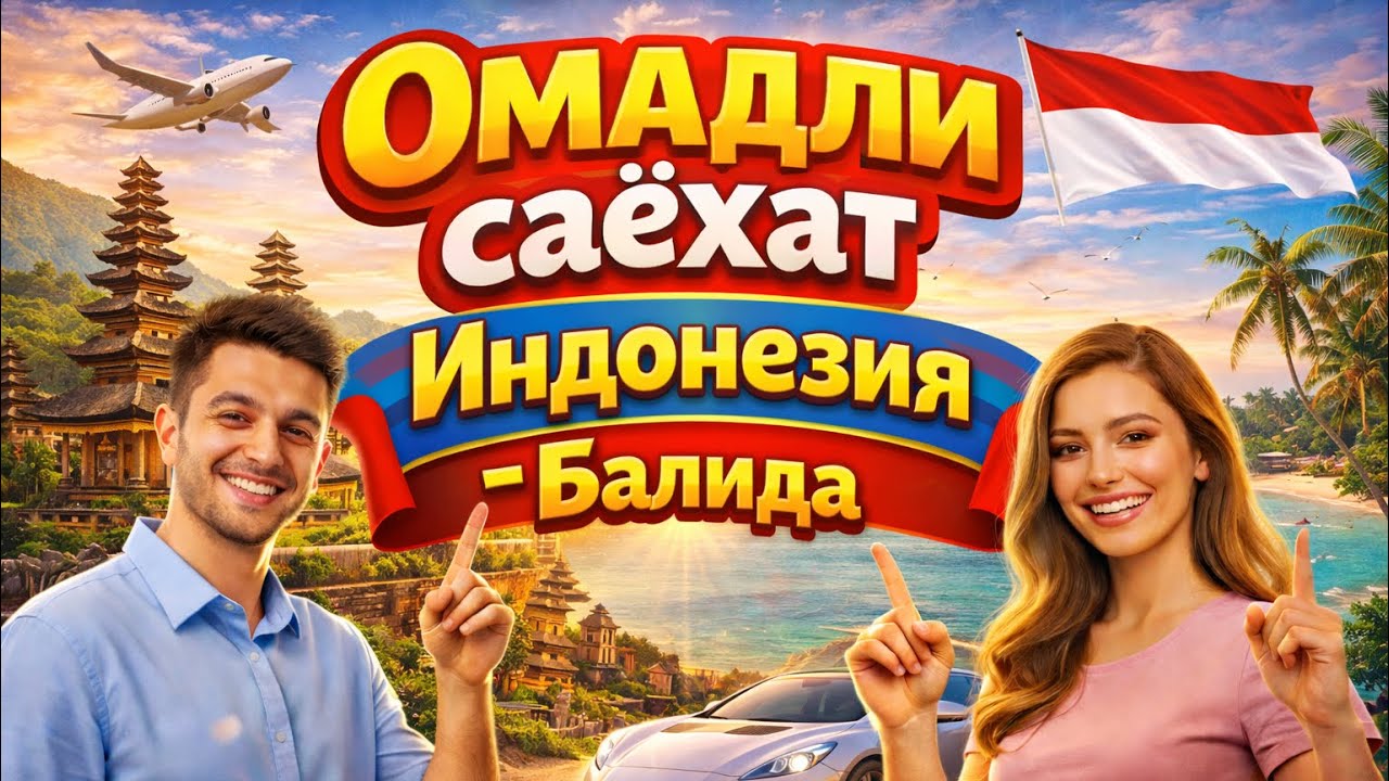 Юлдуз Ражабова ва Миршакар - Бали/ Индонезия