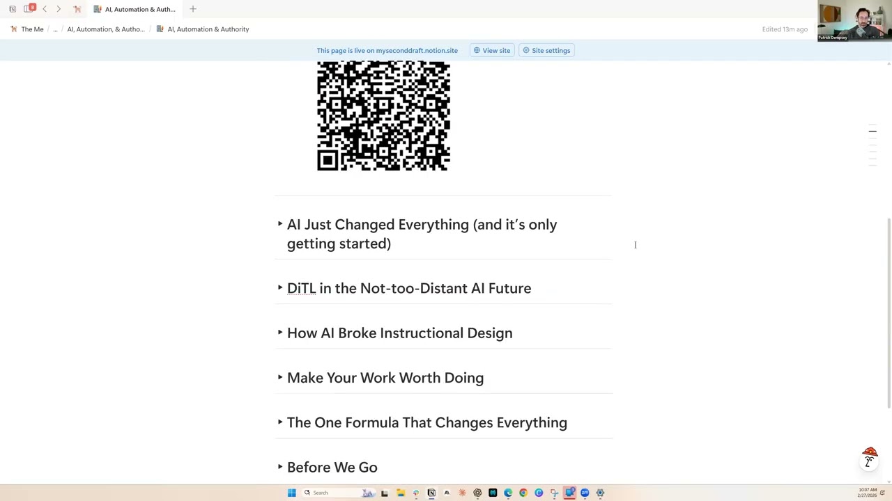AI, Automation & Authority: Positioning Instructional Design as Learning Strategy