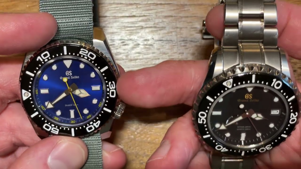 Сравнение дайверских часов Grand Seiko: SBGX337 из нержавеющей стали 9F против SBGA231 из титана ...