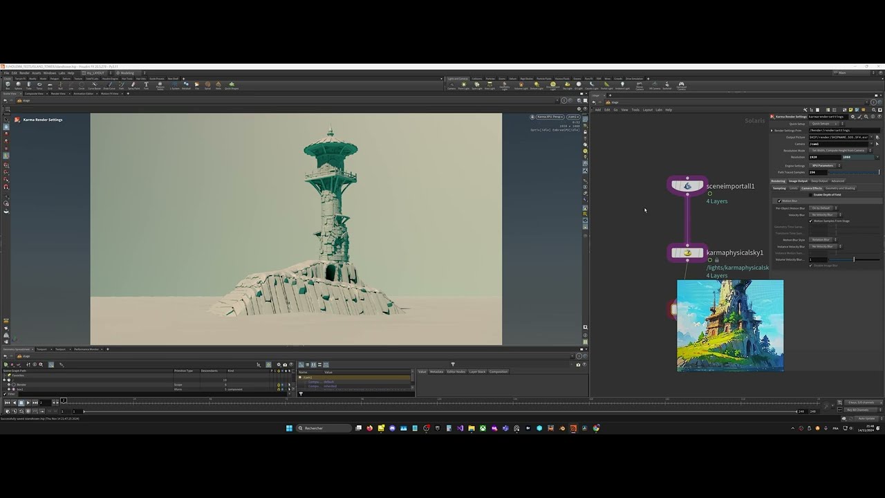 PROCEDURAL TOWER ISLAND