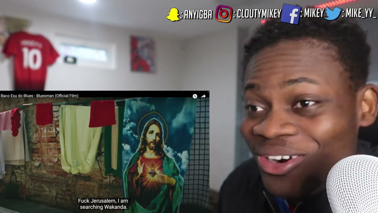 GRINGO REACT 🇺🇸 Baco Exu do Blues - Bluesman (Official Film) | Com Legendas | REACTION 🇧🇷🔥