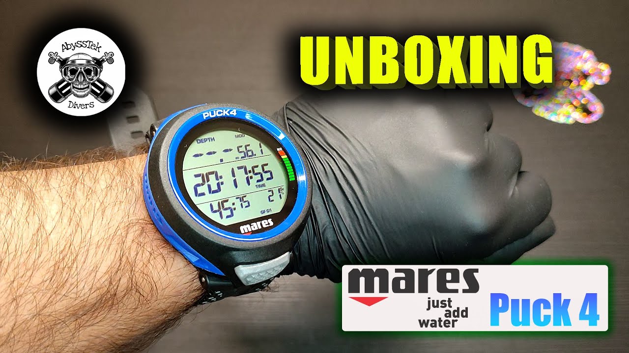 MARES PUCK 4 DIVE COMPUTER UNBOXING