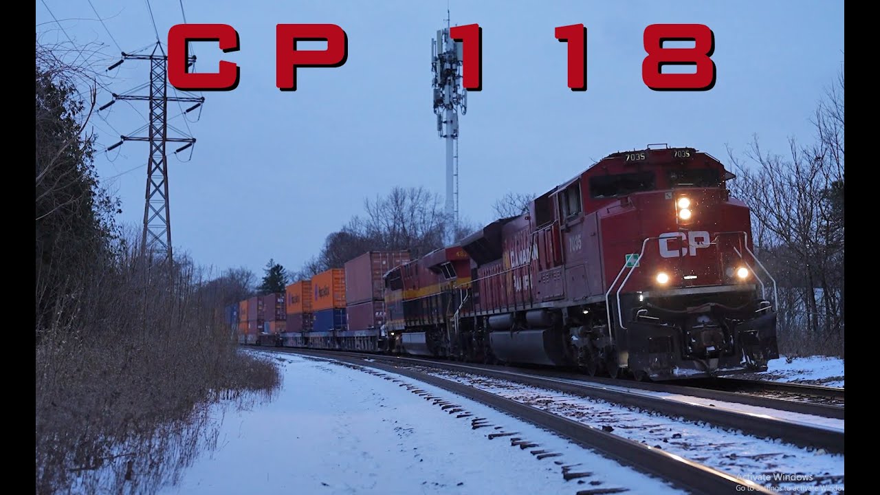 4K HD: CP 118 at Rosedale