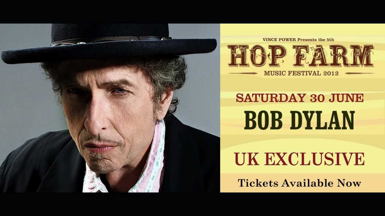 Bob Dylan Medal of Freedom- Hop Farm Festival Saturday 30th 2012 June