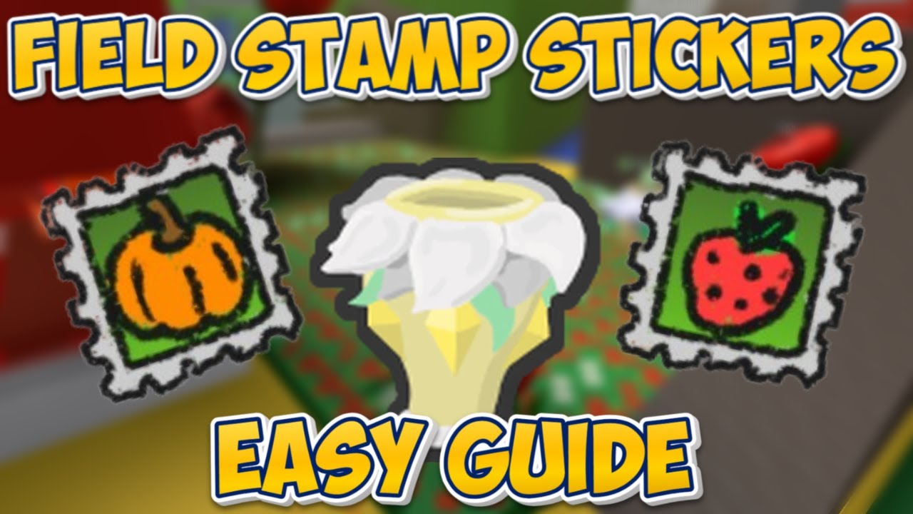 How to EASILY get Field Stamp Stickers in Bee Swarm Simulator