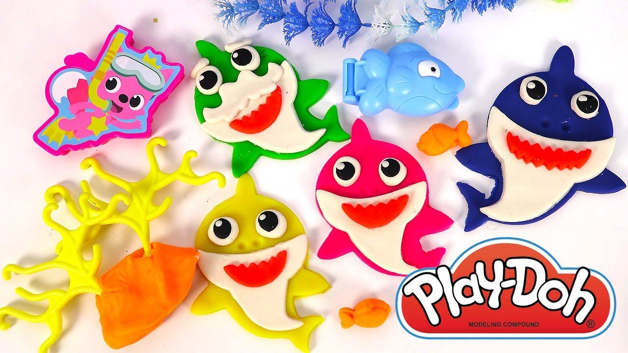 Baby Shark Play Doh B&eacute;b&eacute; Requin P&acirc;te &agrave; Modeler