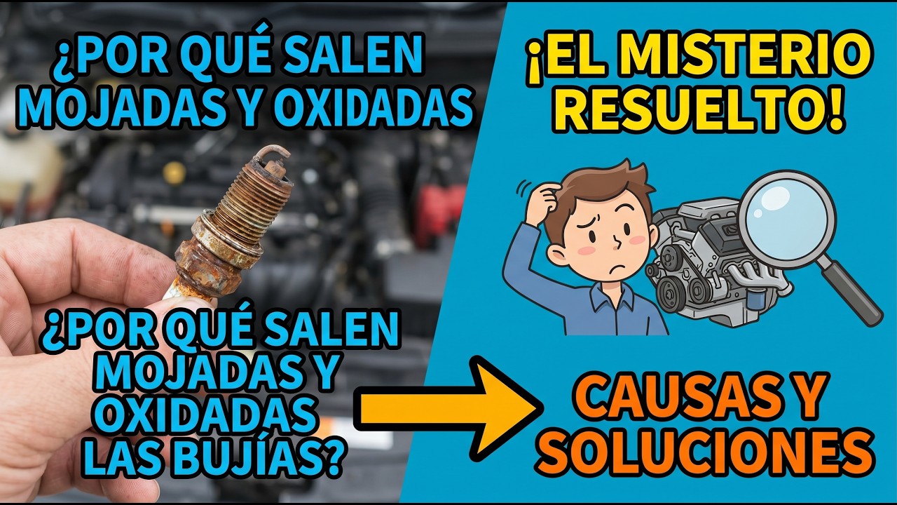 Porque las BUJ&Iacute;AS SALEN CON AGUA Y Oxidadas 💧 (5 RAZONES) Y LA MEJOR SOLUCI&Oacute;N🏅