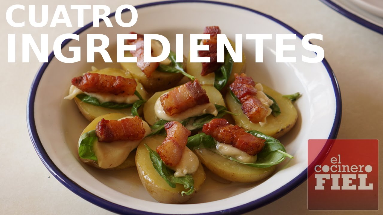 PATATA, PANCETA, MOZZARELLA Y ALBAHACA