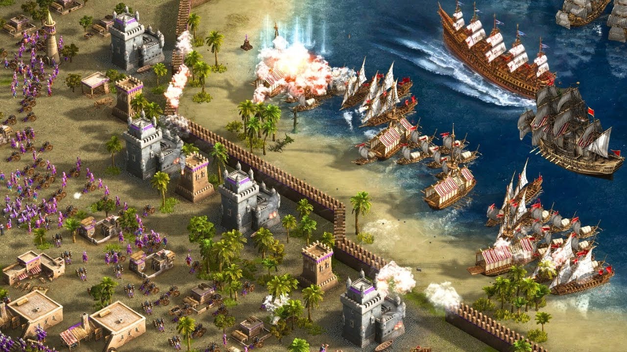 Самое масштабное морское сражение в пустыне Казаки 3 🏰😼🌴☀️