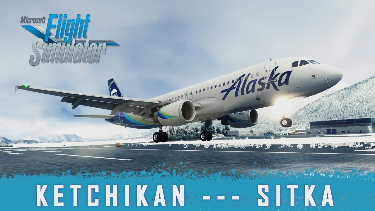 Alaska Airlines | Ketchikan - Sitka | Full Flight | Fenix A320 | Microsoft Flight Simulator 2020