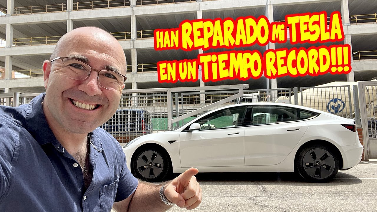 mi TESLA ha sido REPARADO en 19 días... RECORD? - 400 € me ha costado el accidente...