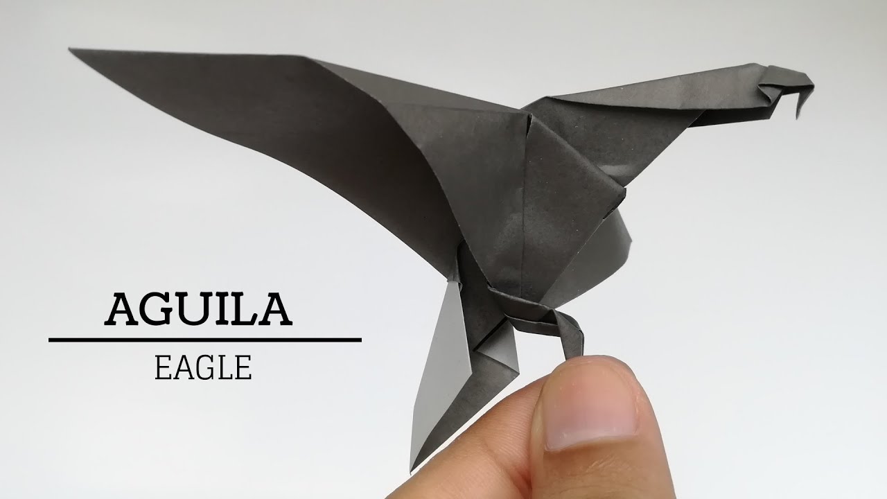 Como hacer un águila en papel - How make an origami eagle?